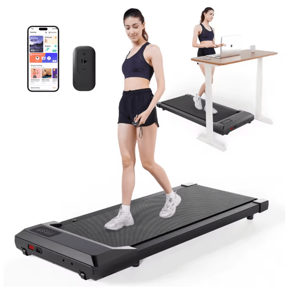 Tapis de Marche Pliable 2.5HP - Tapis de Course Sous Bureau Ultra-Silencieux