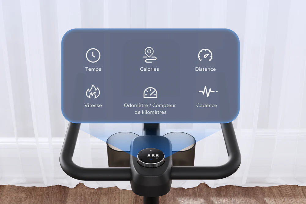 Vélo d'Appartement Silencieux à Résistance Magnétique