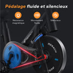 Vélo d'Appartement Silencieux à Résistance Magnétique